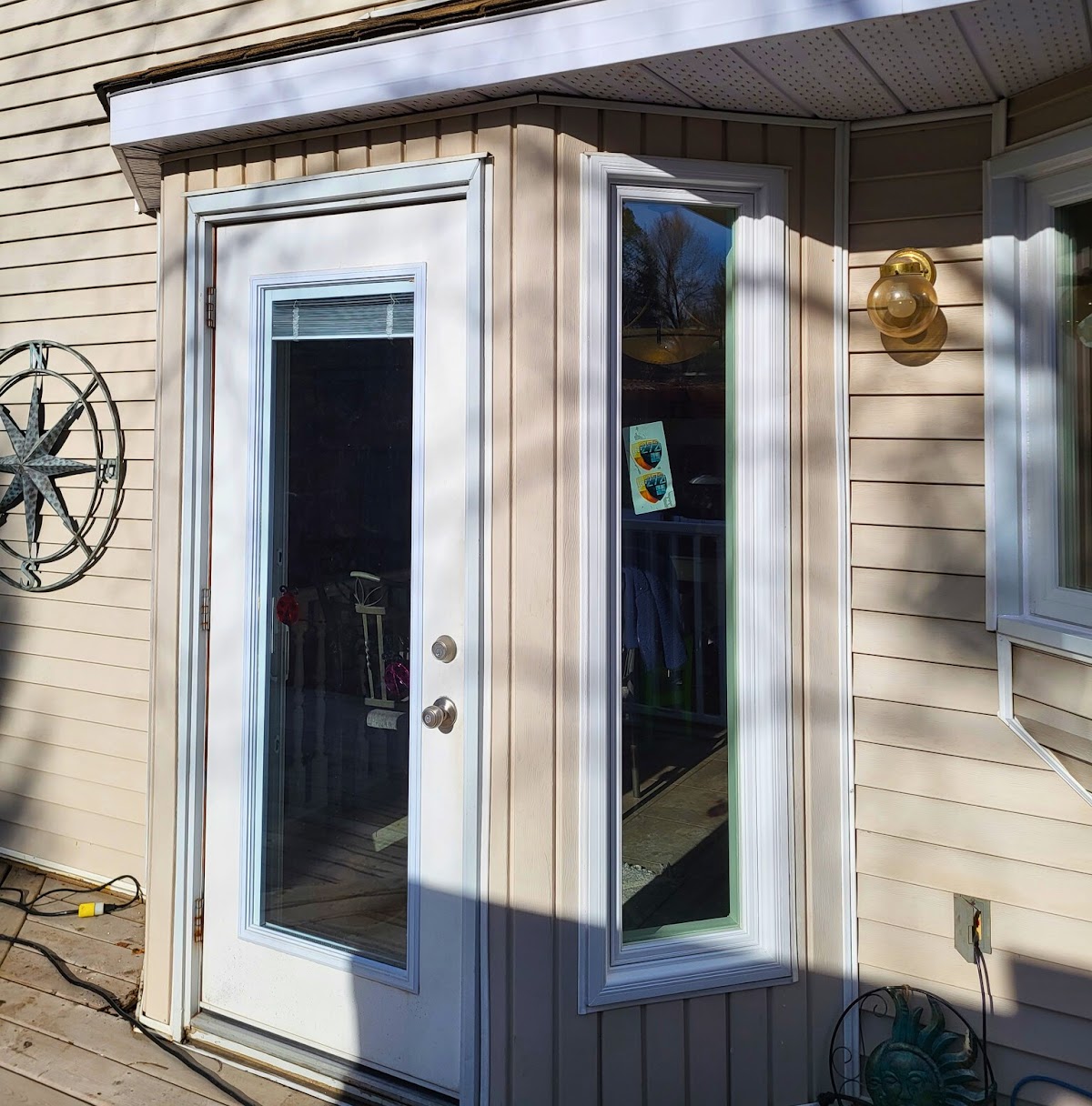 Patio door installation